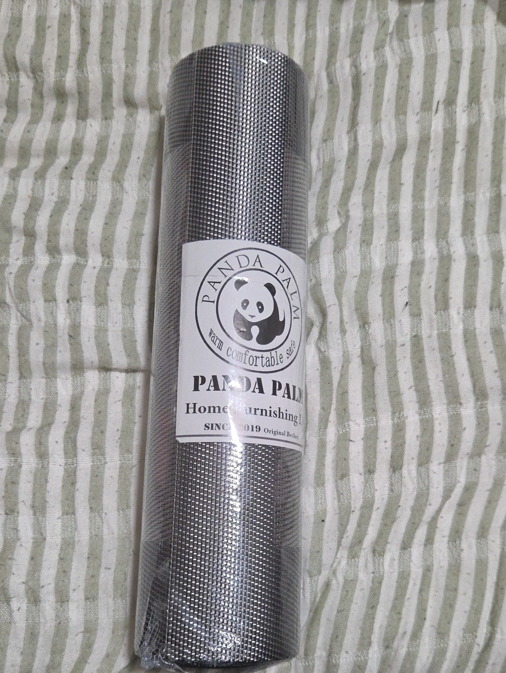 Panda Palm Small Pets Non-Slip Gray Bedding Mat
